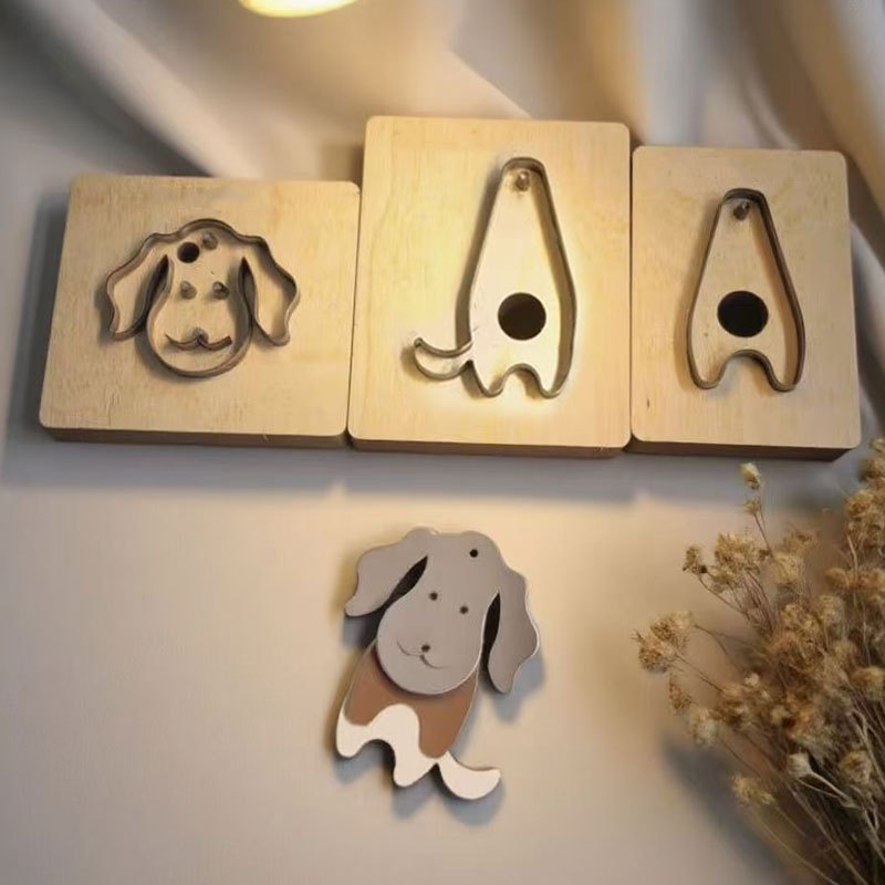 Leatherwork Templates - Leather Cutting Tool Set Earless Dog
