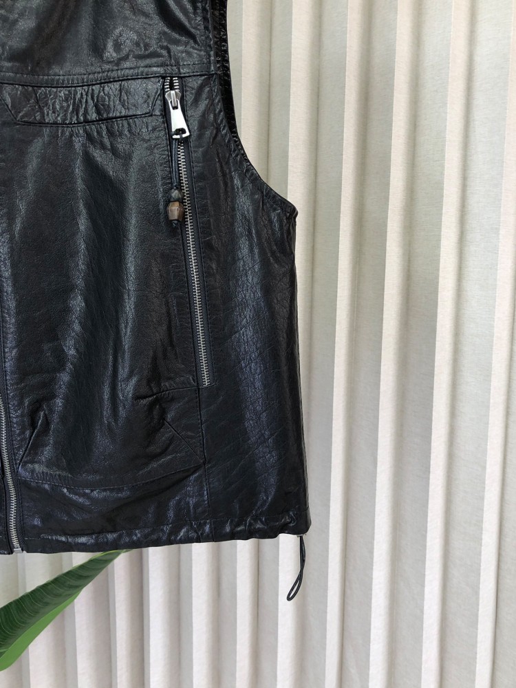 Work Ladies Casual Genuine Lea - Leather Work Jacket With Hood review and price