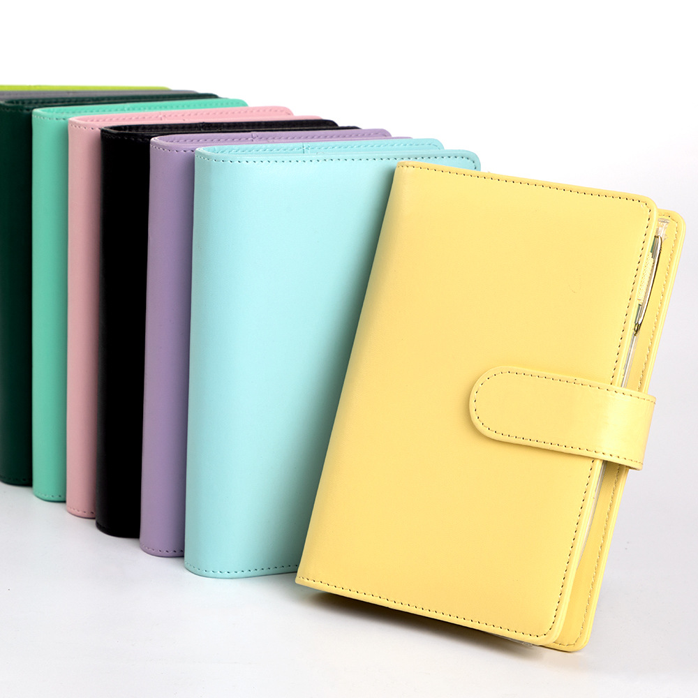 A6 Macaron PU Leather Binder N - Leatherwork Books review and price