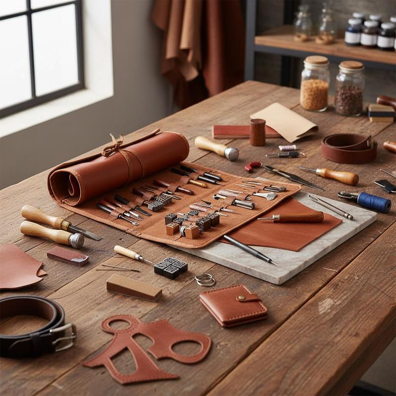 72 PCS Leather Crafting Suppli - Leather Workshop review and price