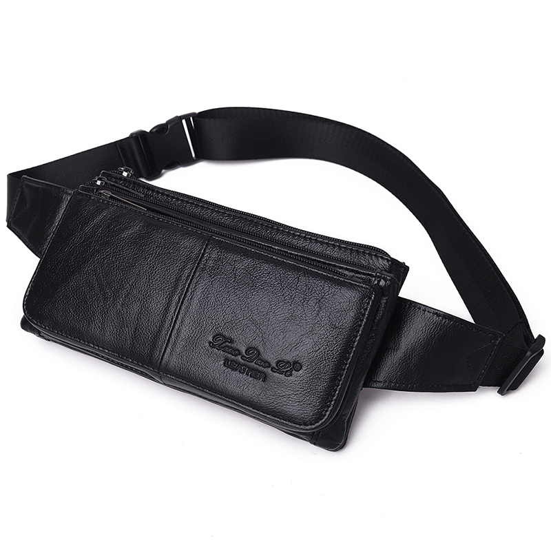 Men Waist Fanny Pack Belt Hip  - Leatherwork Wallet review and price
