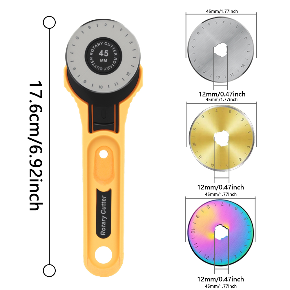 45mm Rotary Fabric Cutter Leat - Leather Workshop review and price