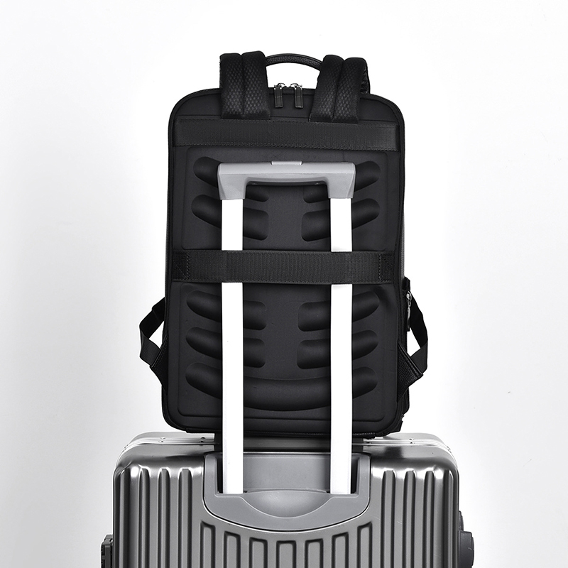 PU Leather Men's Backpack USB  - Leather Work Bag Men review and price