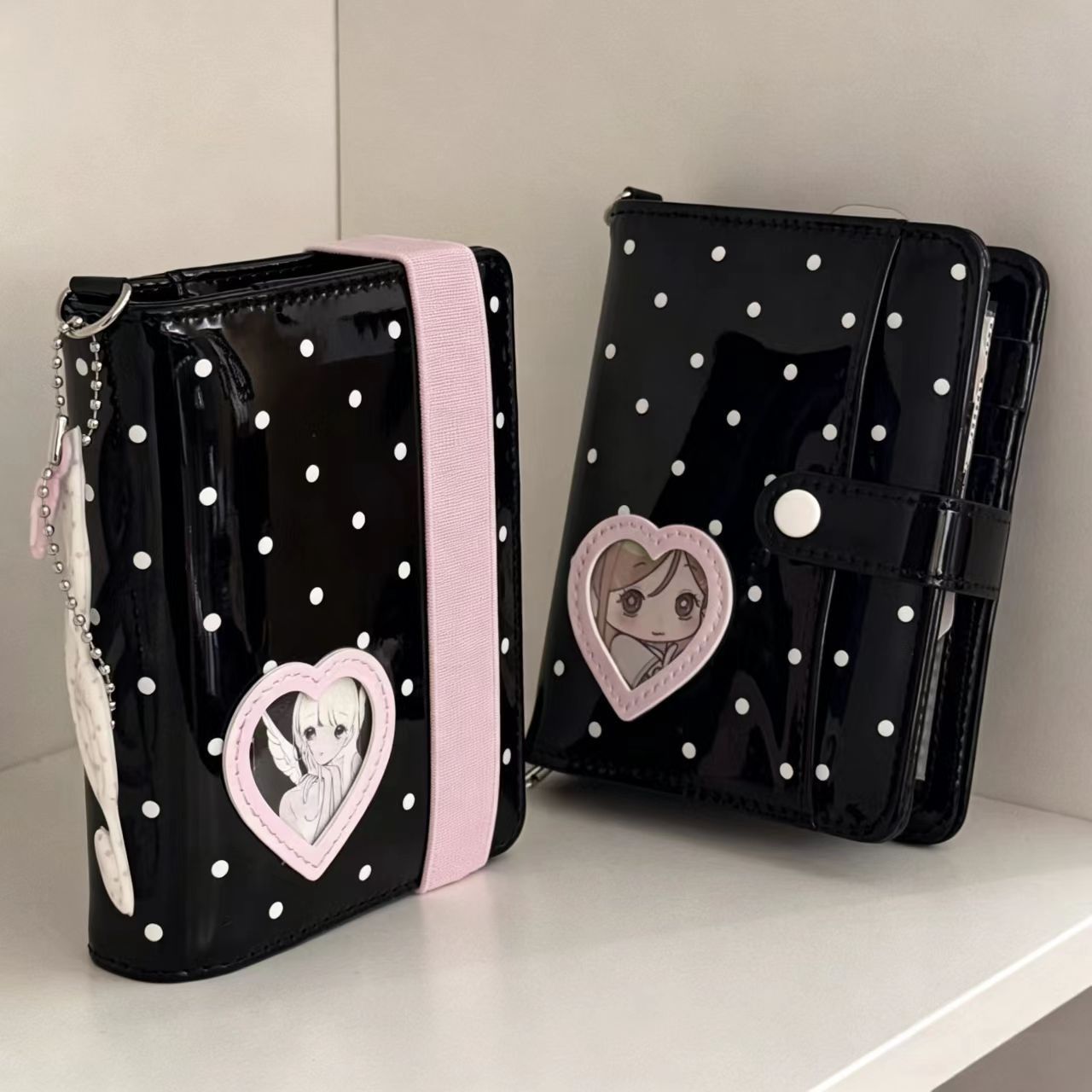 Korean Style Polka Dot Heart M - Leatherwork Books review and price