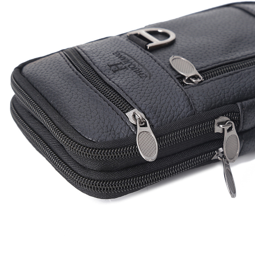 Men Waist Bag Mobile Phone Bag - Leatherwork Wallet review and price