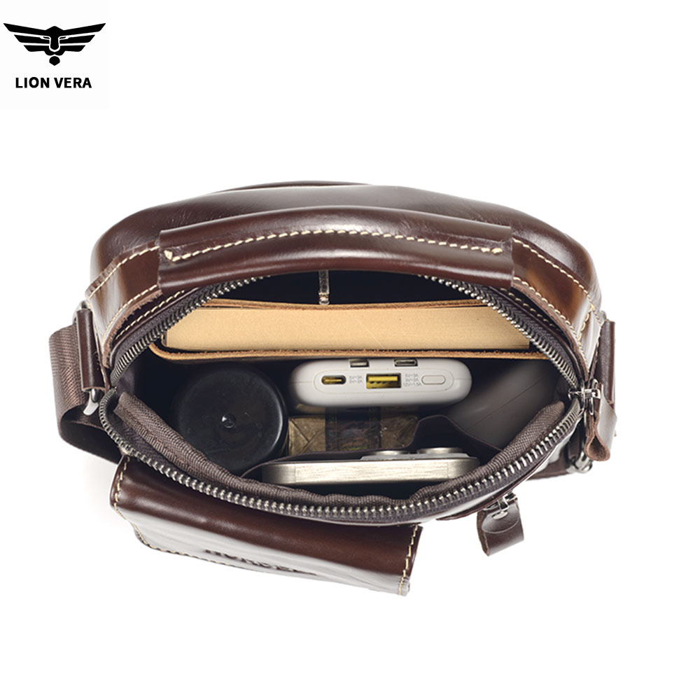 LION VERA Men's Genuine Leathe - Leather Work Bag Men review and price