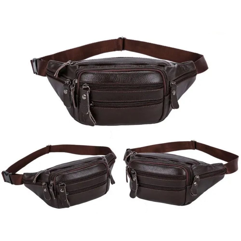 Zipper PU Leather Men's Waist  - Leatherwork Wallet review and price