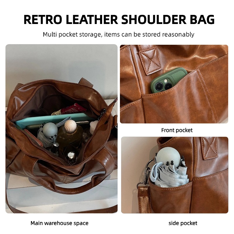 Women Retro Soft Leather Handb - Leather Workshop review and price