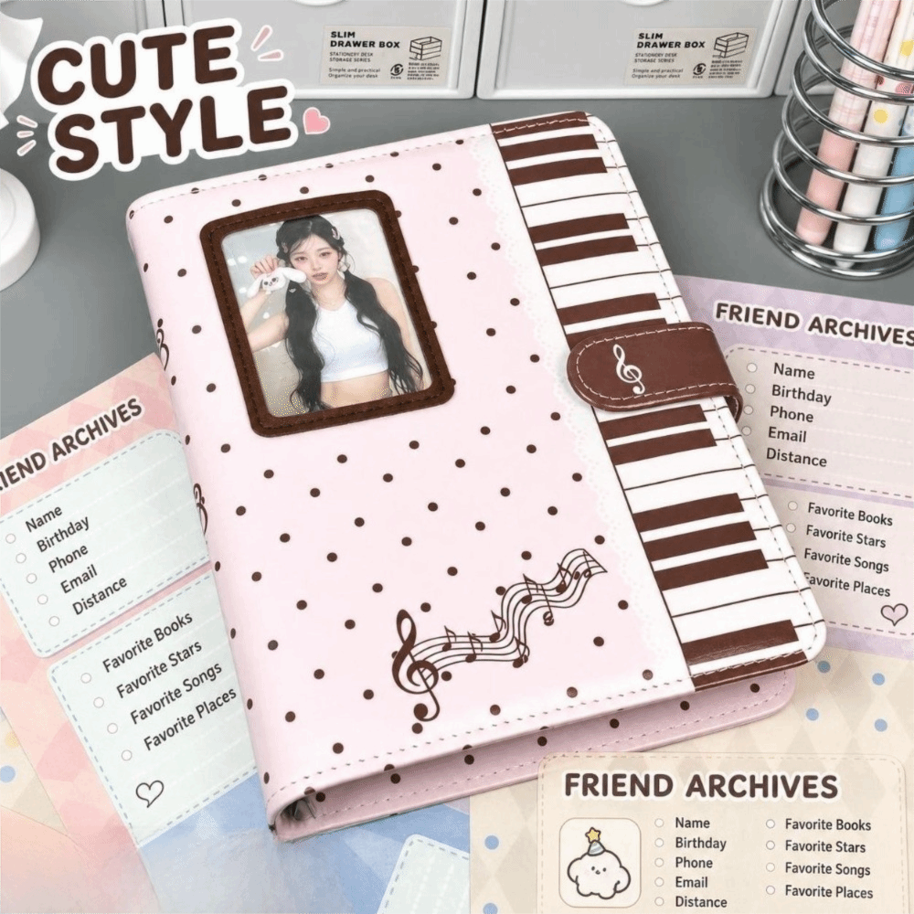 Ins Polka Dot Piano Binder Not - Leatherwork Books review and price