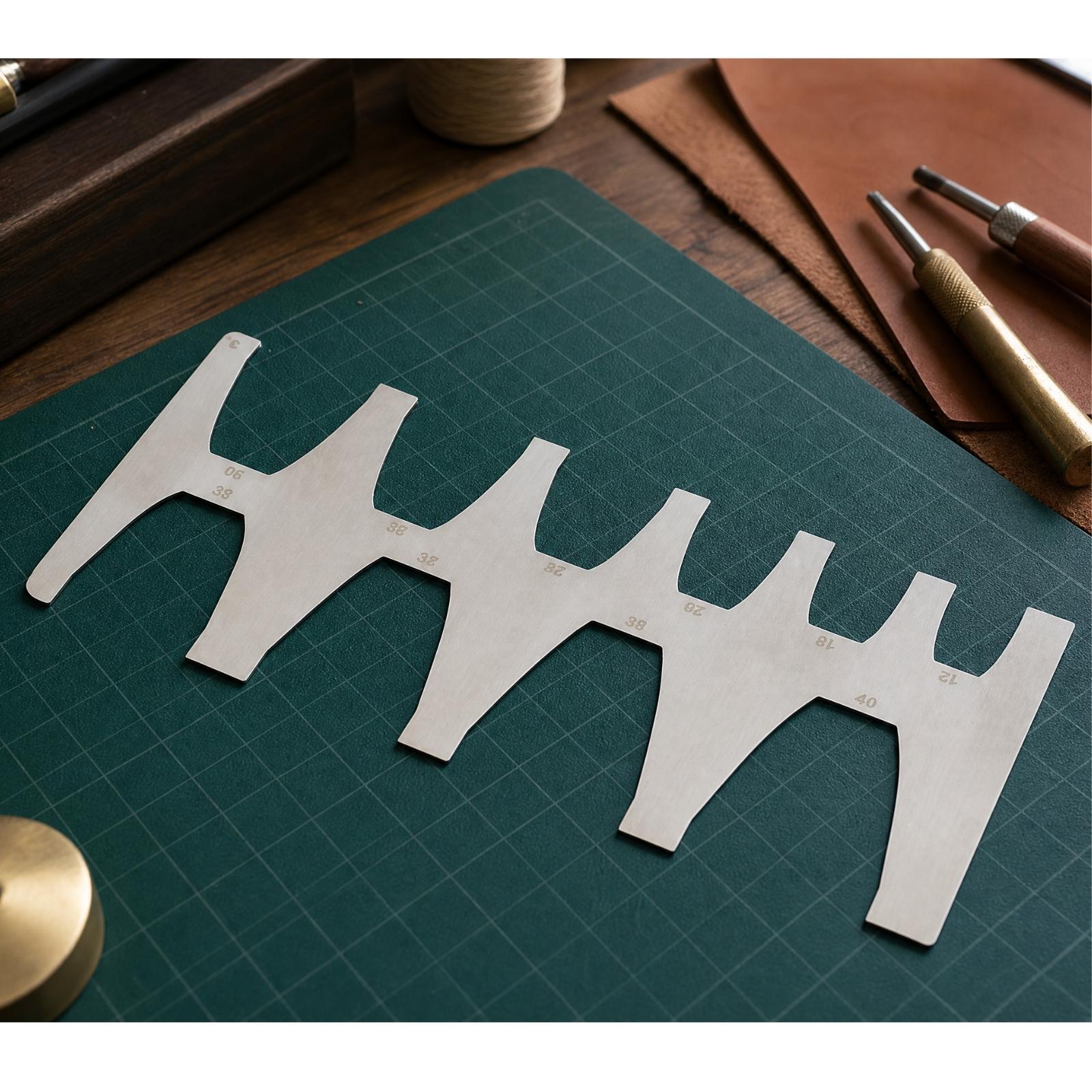 Belt-End Template Ruler 1.2 Mm - Leatherwork Templates review and price