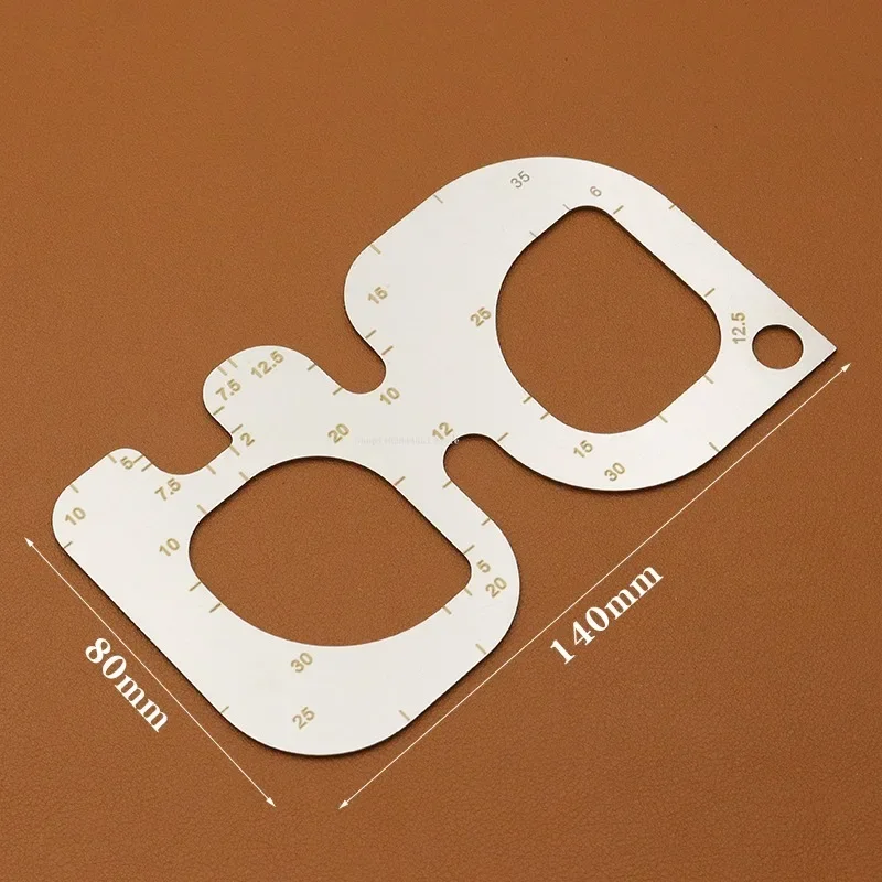 R Positioning Ruler Stainless  - Leatherwork Templates review and price