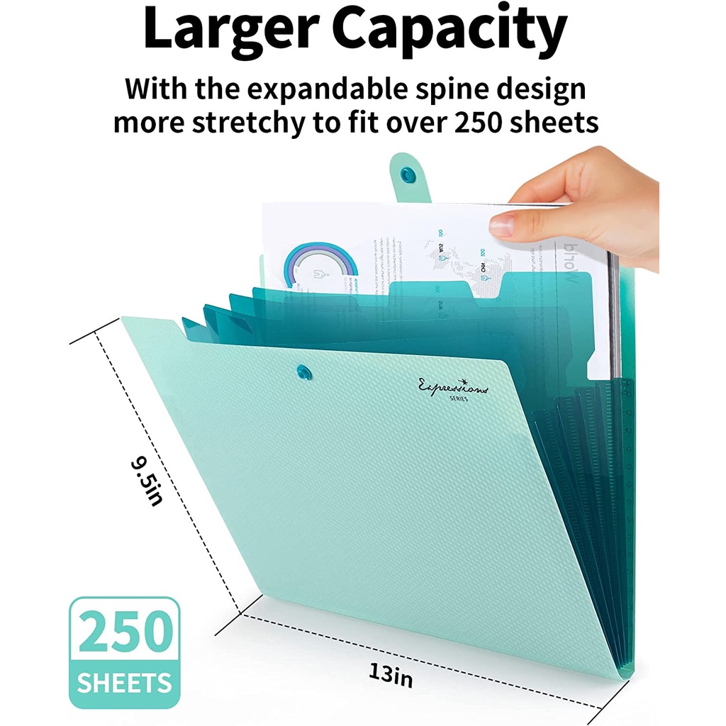 Expanding File Folder,5 Pocket - Leather Work Folder review and price