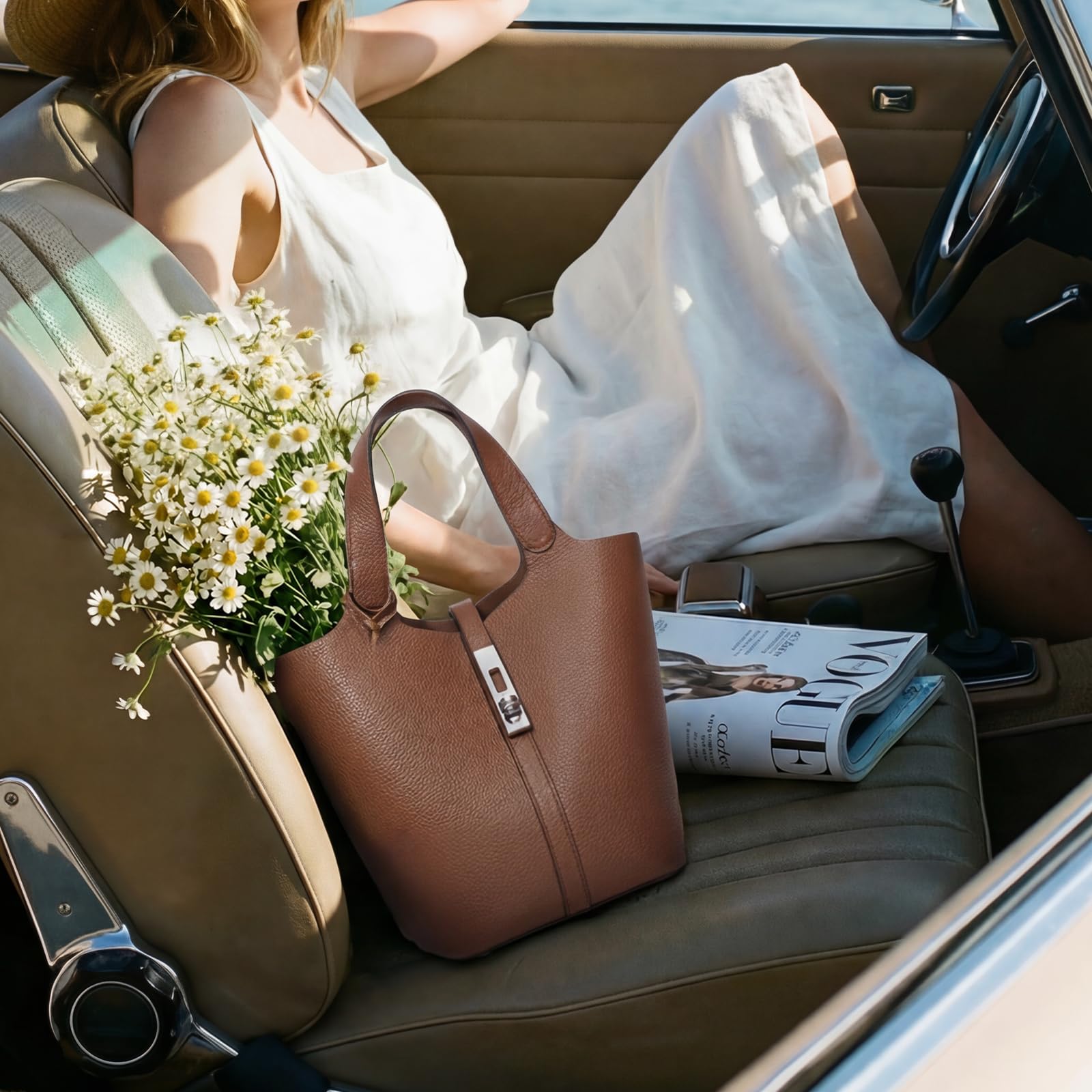 Bucket Bag For Women Tote Purs - Leather Workshop review and price