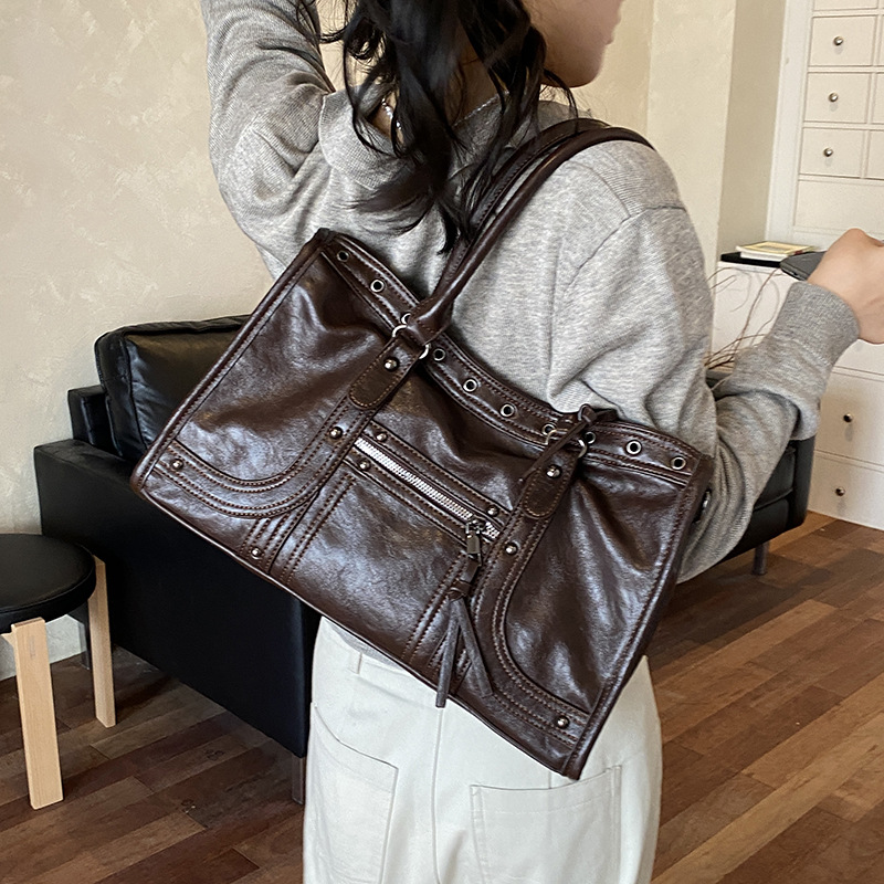 Motorcycle Handbag Retro Women - Leather Workshop review and price