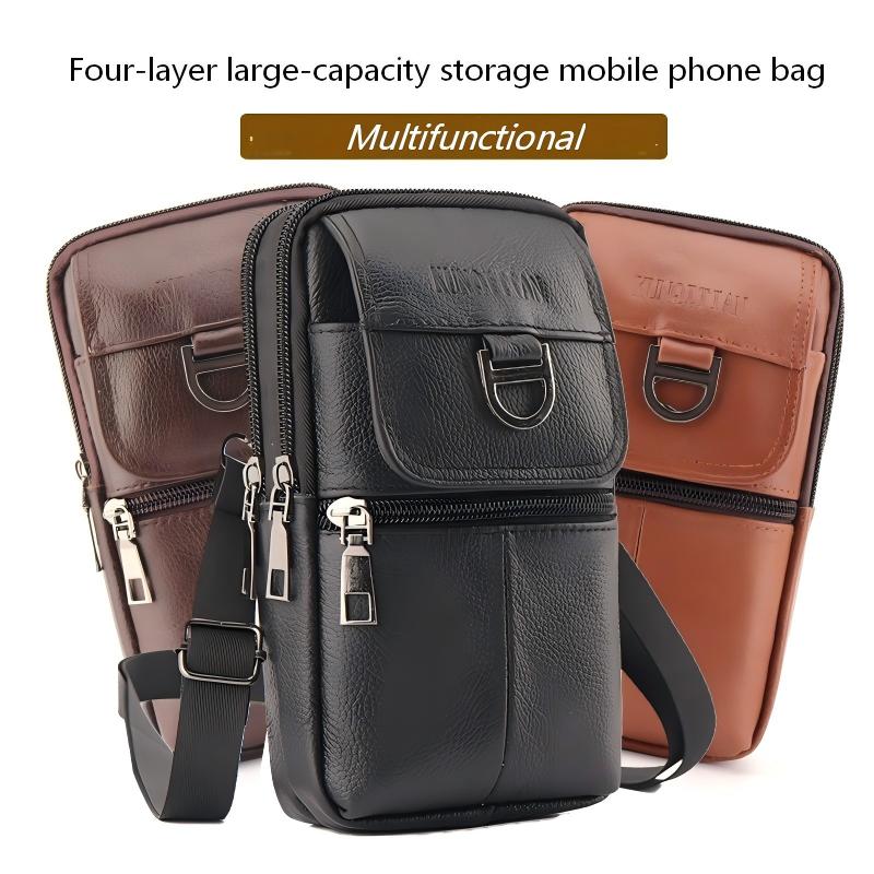 Men's Leather Waist Bag - Larg - Leatherwork Wallet review and price